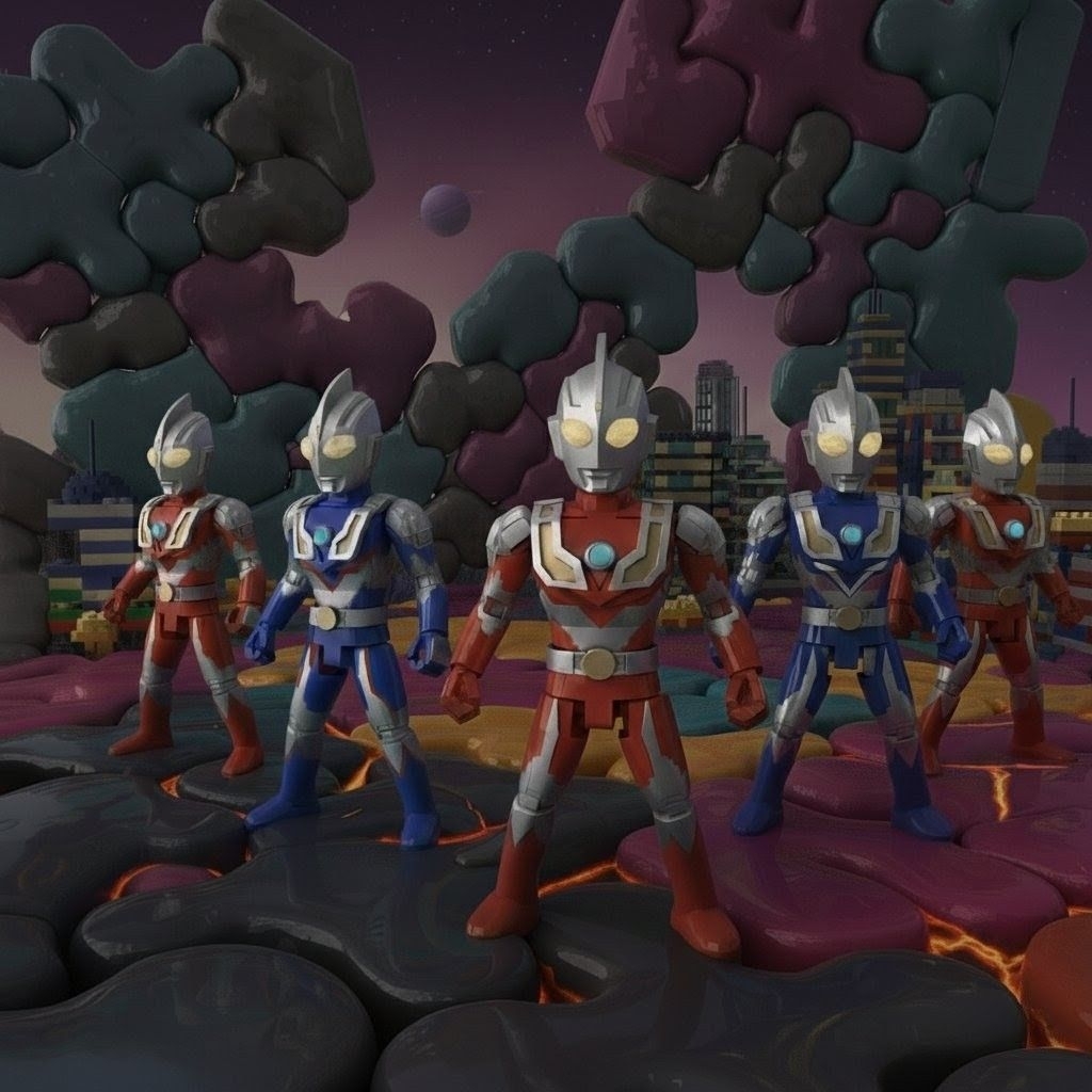 Keeppley Ultraman. (baca deskripsi)