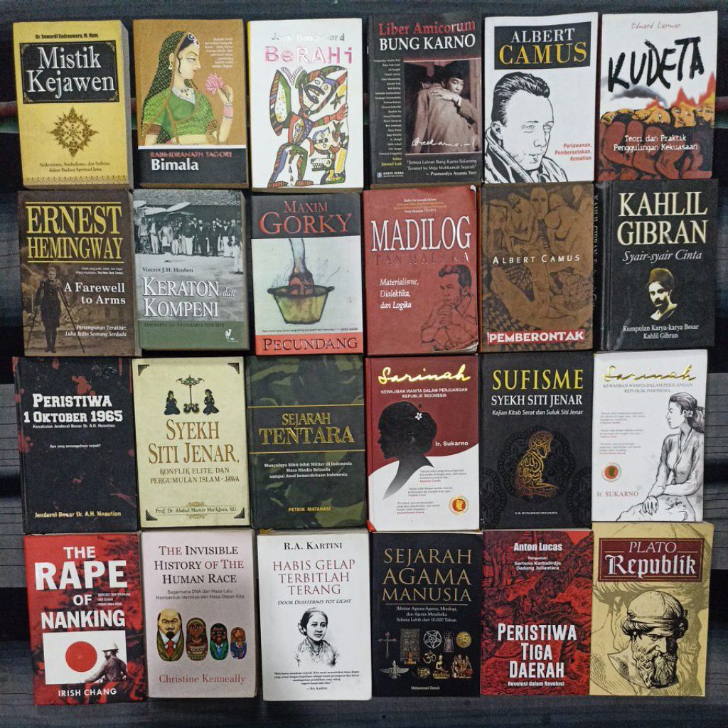 OBRAL BUKU SEJARAH SASTRA / BACAAN AGAMA ISLAM / NOVEL ISLAMI / NOVEL SASTRA / BESTSELLER / ORIGINAL