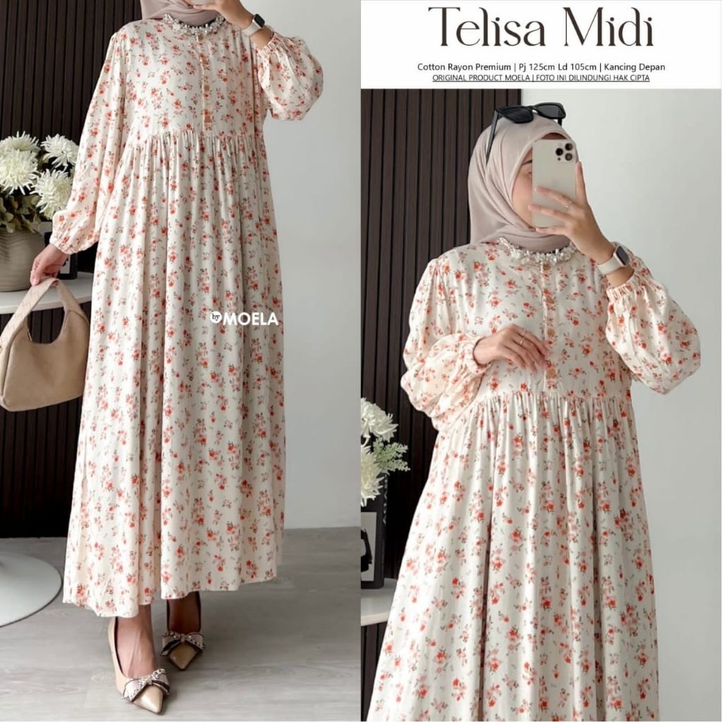 Telisa Midi By Moela || Gamis