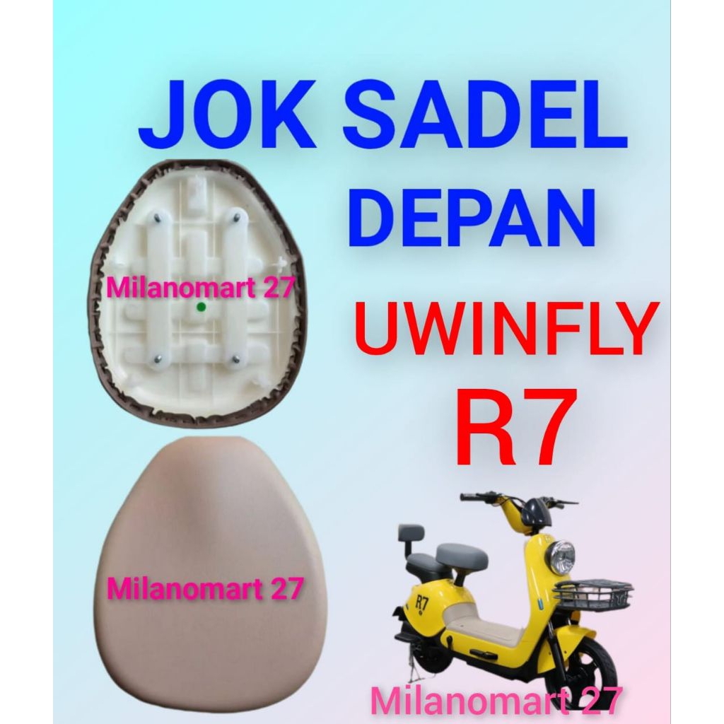 jok sadel depan sepeda listrik uwinfly R7 jok sadle depan sepeda listrik uwinfly R7