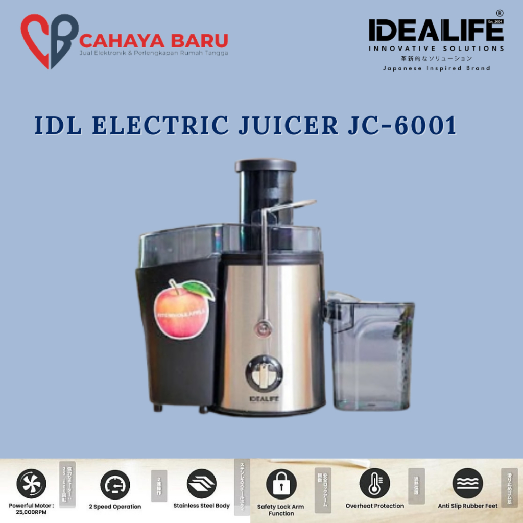 IDEALIFE ELECTRIC JUICER JC-6001