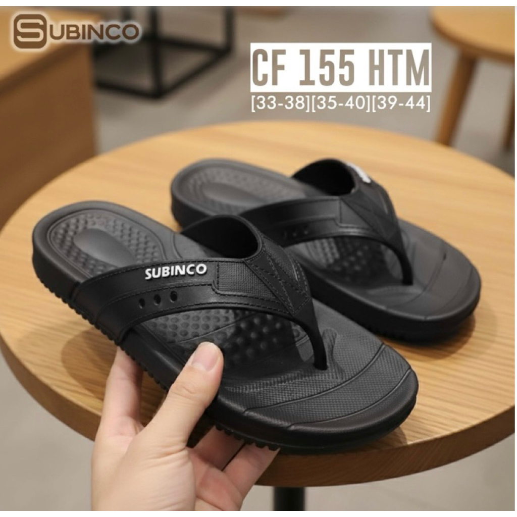 SANDAL JEPIT LAKI SUBINCO HITAM