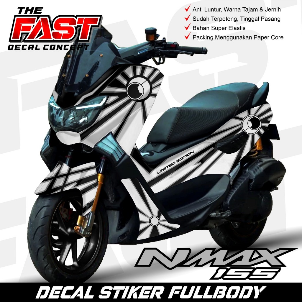 Decal Sticker Yamaha Nmax 155 Old Fullbody  Decal stiker nmax old / stiker nmax full body design Rac