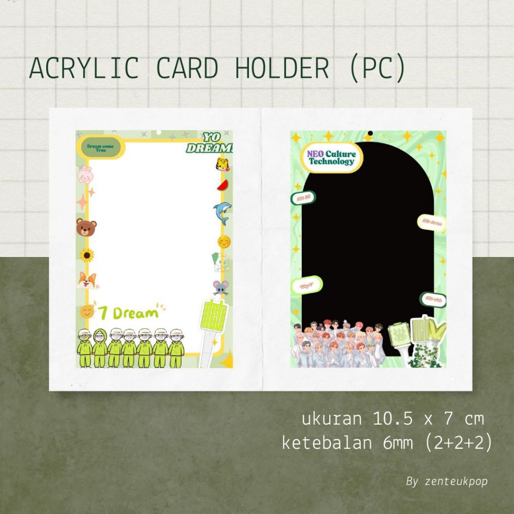 CardHolder/PC/Acrylic/NctDream/TasteHC