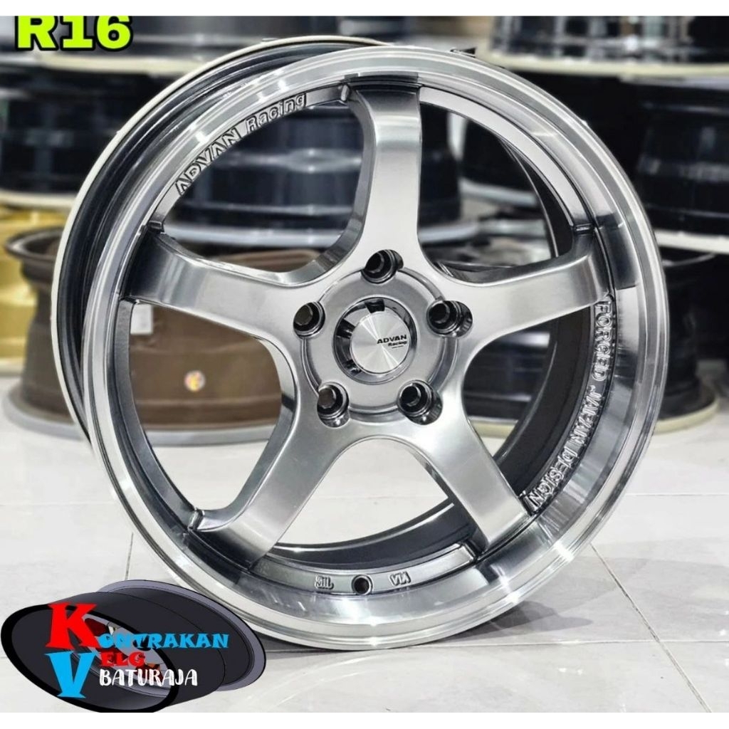 Velg Advan GT R16 Hyper Black 5x114 ( INNOVA ERTIGA RUSH TERIOS XPANDER DLL)