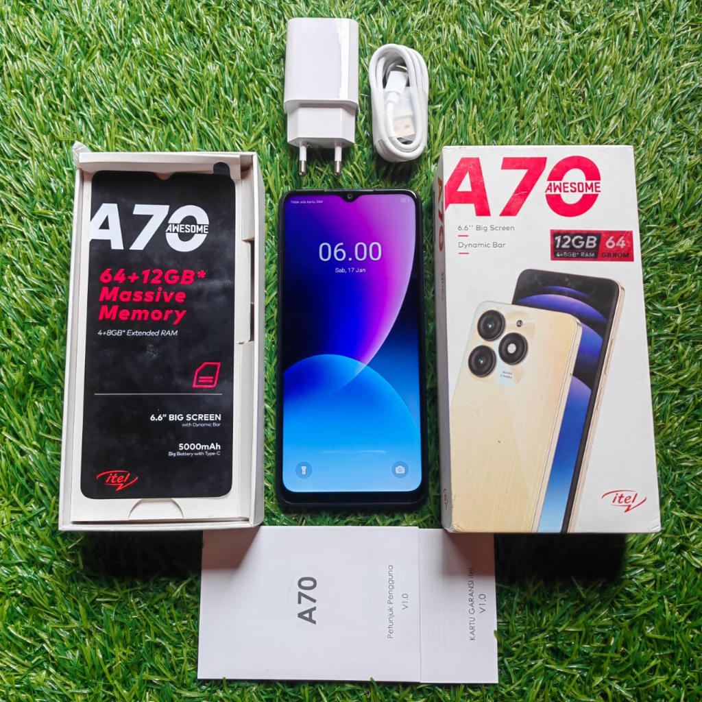 ITEL A70 SECOND 4/64GB HP SECOND HP SEKEN HP BEKAS HP MURAH