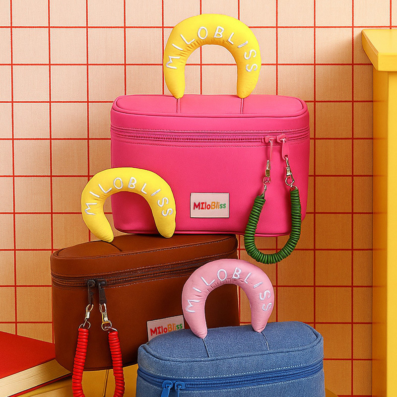 ELSA Tas Kosmetik Kapasitas Besar Handle Paste / Box Kosmetik Korea Travel Organizer Custom YK-KAZ11