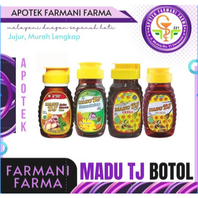 MADU TJ  / 150 GR / 250 GR / MADU TJ EXTRA / MADU TJ MURNI / MADU TJ KURMA /MADU BOTOL