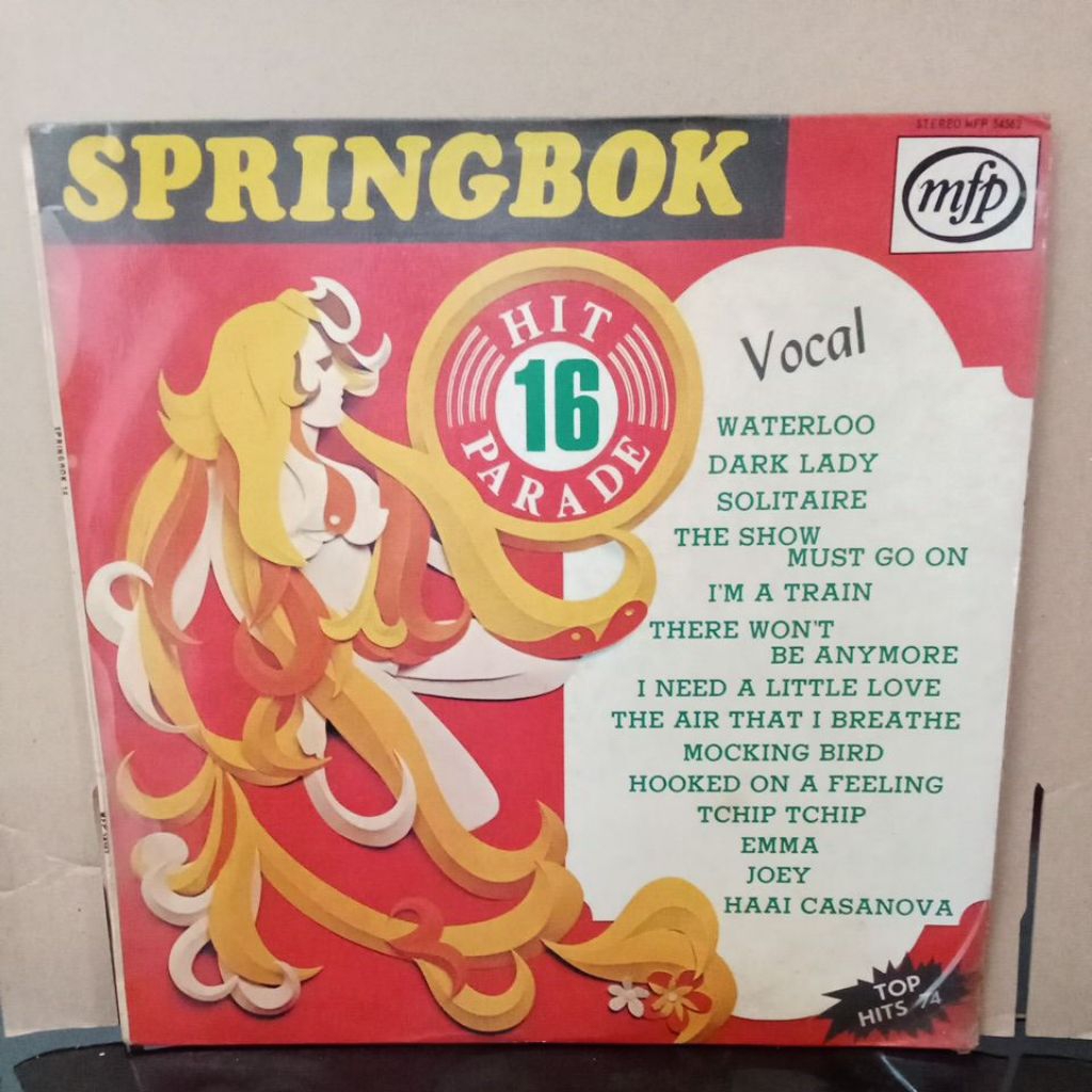 Vinyl Piringan Hitam 12 inch Springbok Hit Parade No. 16
