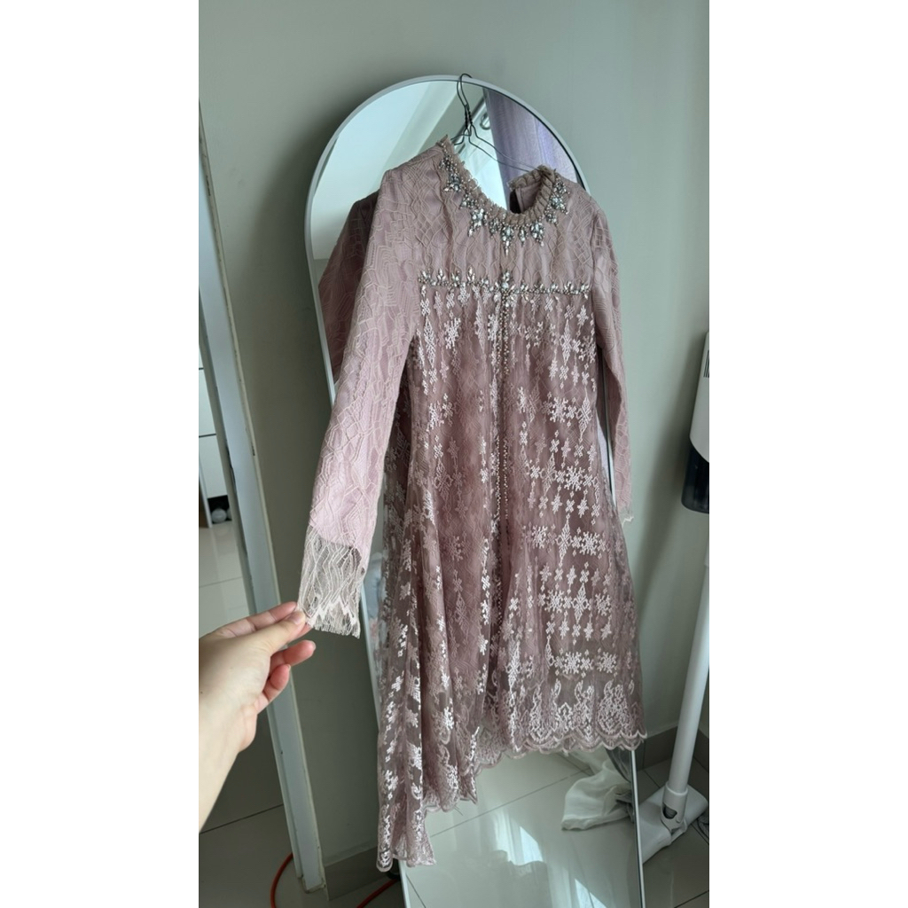 TUNIC KEBAYA DUSTY PINK