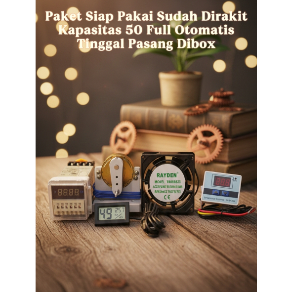 paket komponen mesin tetas telur otomatis termostat digital mesin penetas telur