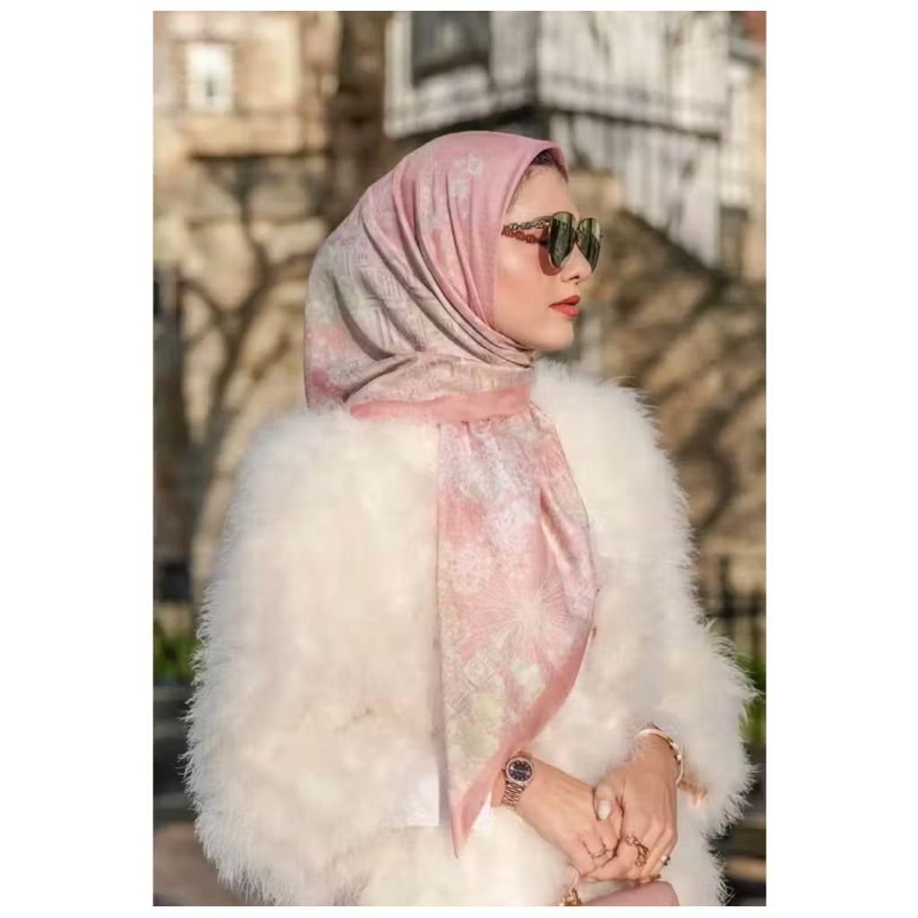 Preloved Scarf Buttonscarves British 2 Square