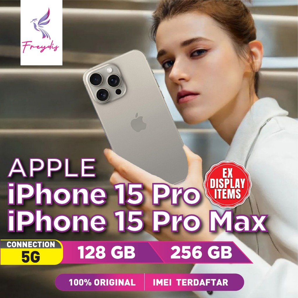 Iphone 15 Pro Max 128 256 GB Second Ex Display Original