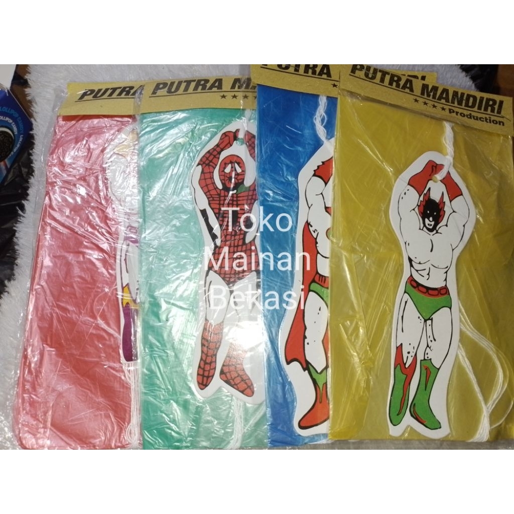 10 PCS PARASUT BONEKA/TERJUN PAYUNG WARNA