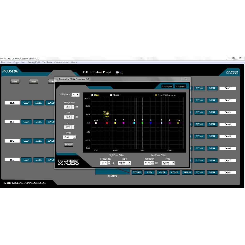 (CREST AUDIO) SOFTWARE DLMS CREST AUDIO PCX 480