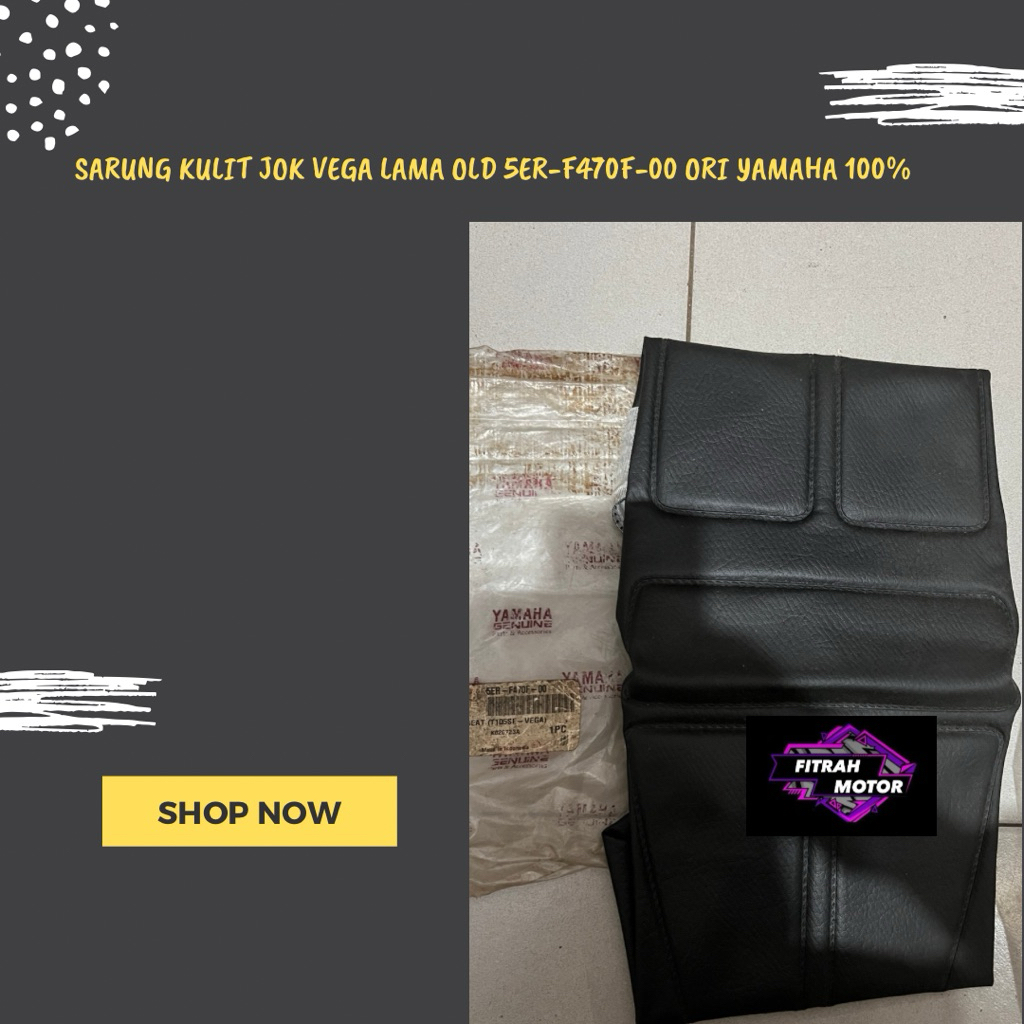 Sarung Kulit JOK VEGA LAMA OLD 5ER-F470F-00 ORI Yamaha 100%