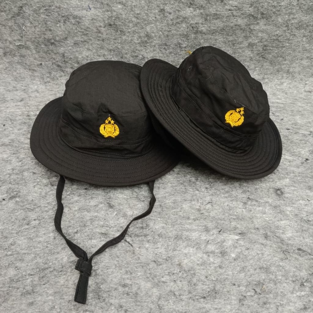 Topi Rimba Coklat Jatah Polri /Topi Rimba Coklat Polr