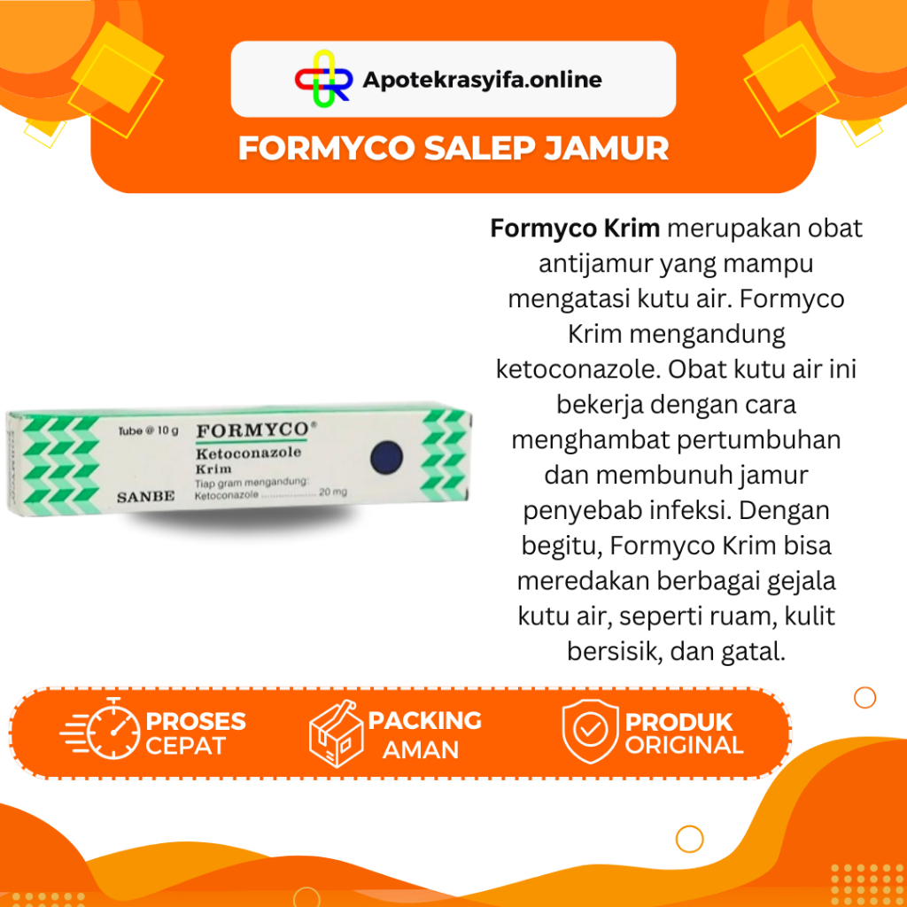 Formyco Cream 10g Salep Ketokonazole Gatal