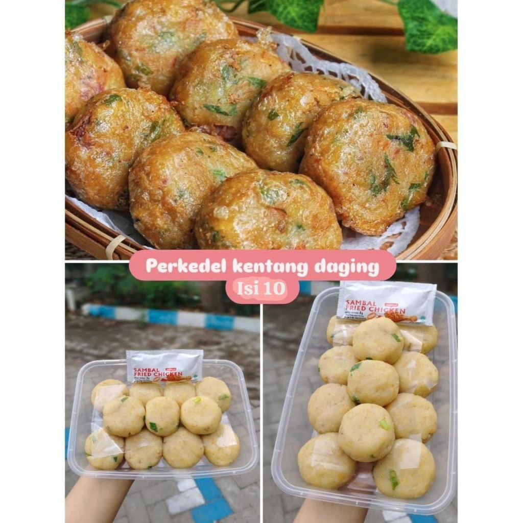perkedel kentang daging sapi isi 10bj