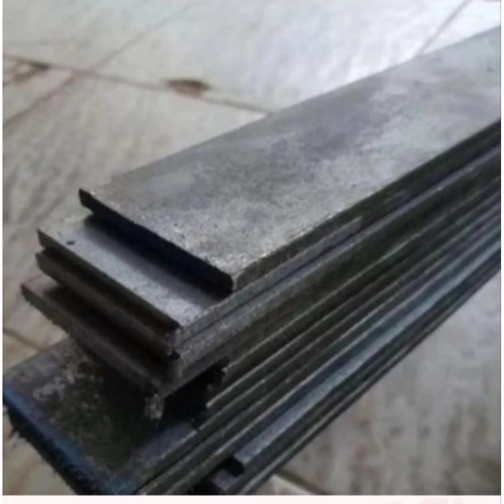 plat besi strip diameter 9 mm Lebar 50 mm panjang 50 cm