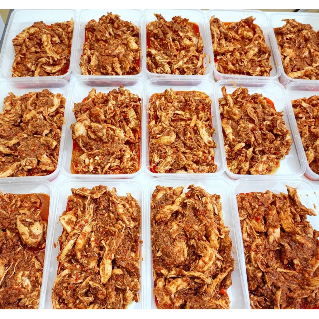 Ayam rendang suwir fillet dada 300gr± Frozen