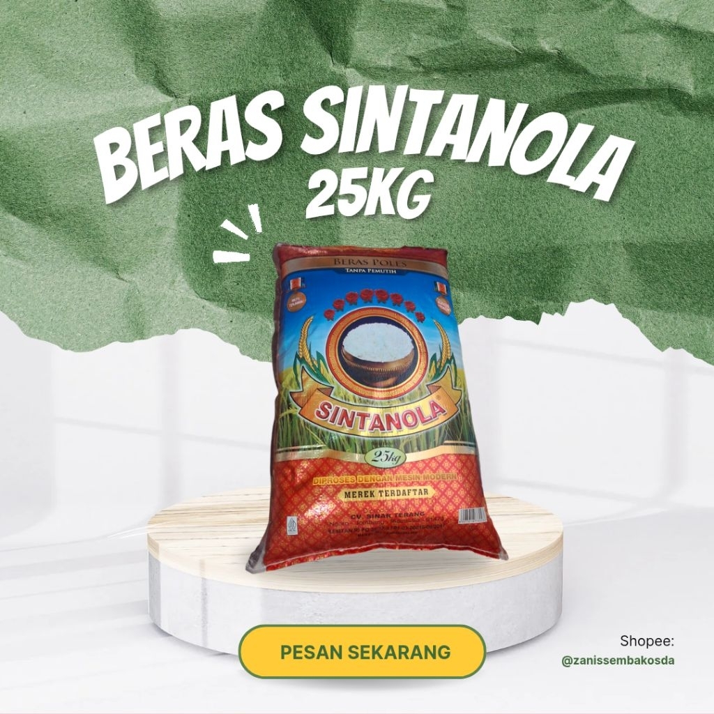 [ZS] 25KG BERAS SINTANOLA BERAS POLES CARGO ONLY