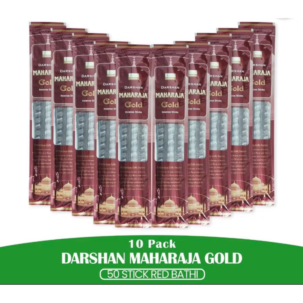 Dupa India (Aromaterapi) Red Bathi - Darshan Maharaja Gold