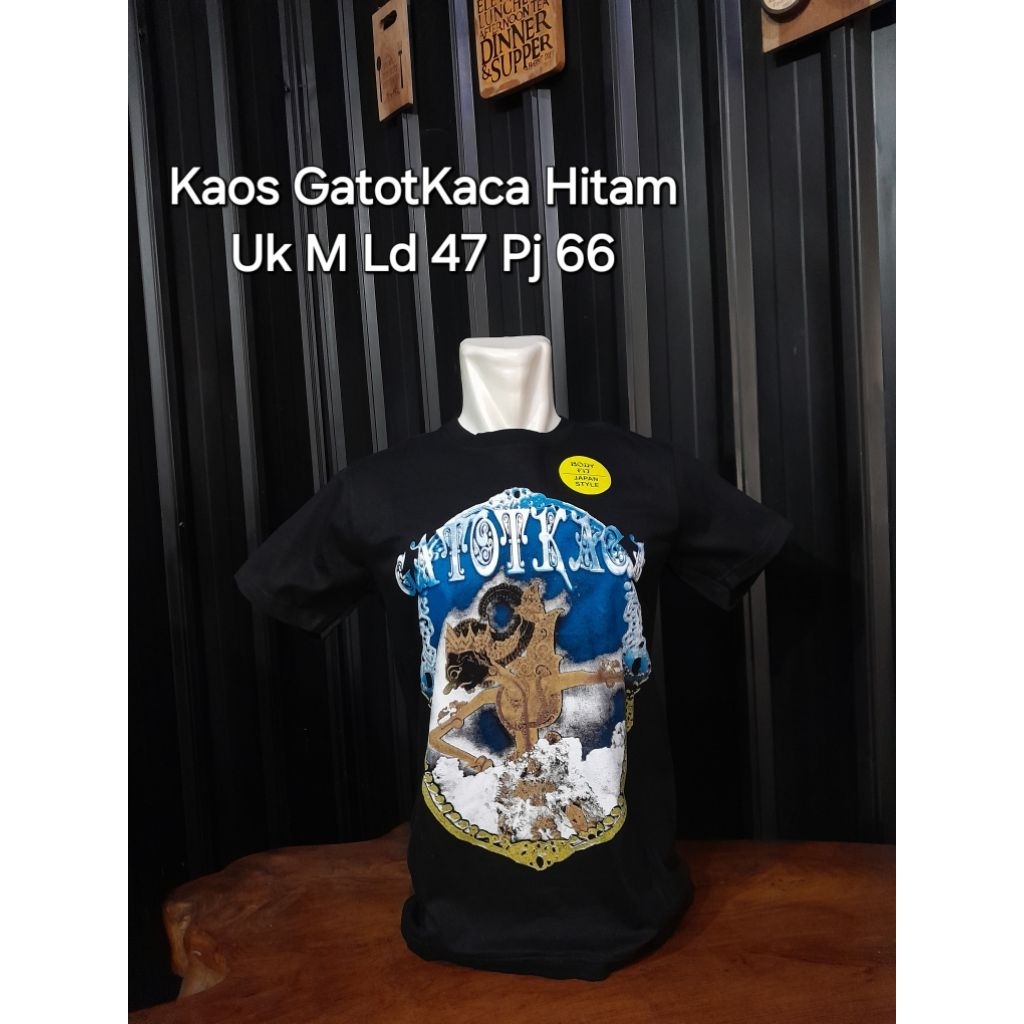 Kaos Gatotkaca Hitam