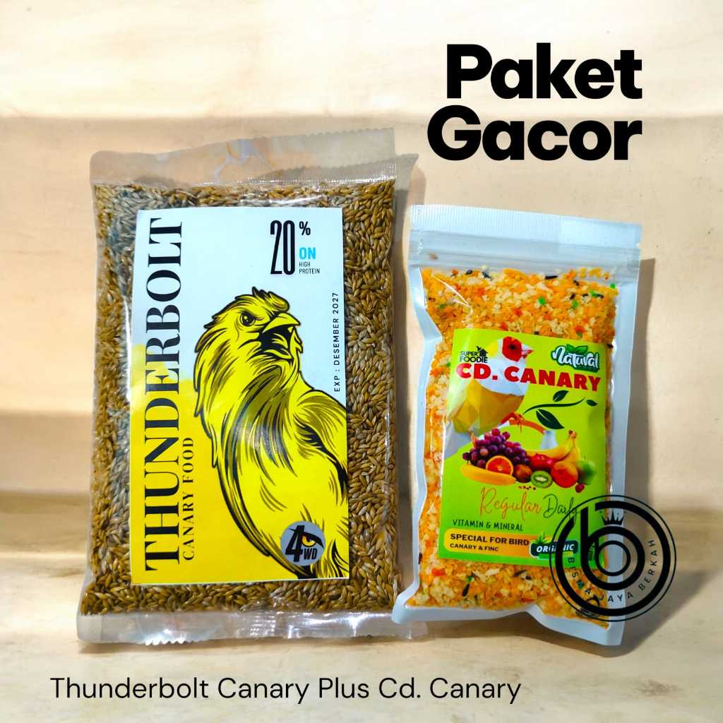 PAKET GACOR THUNDERBOLT KENARI PLUS CD CANARY