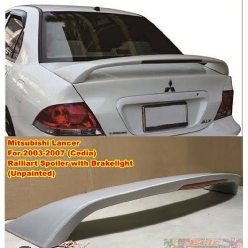 wing spoiler lancer cedia