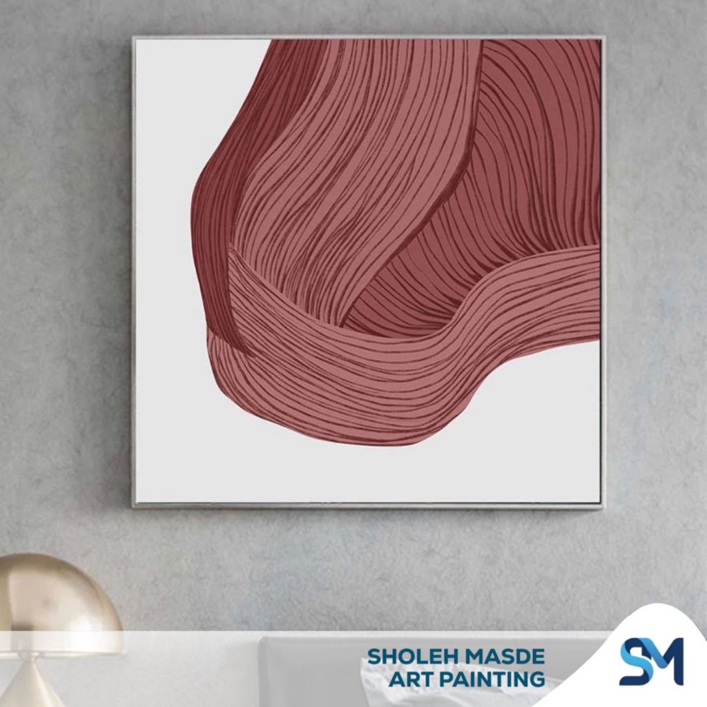 Lukisan Minimais Dekorasi KAmar Hiasan Dinding