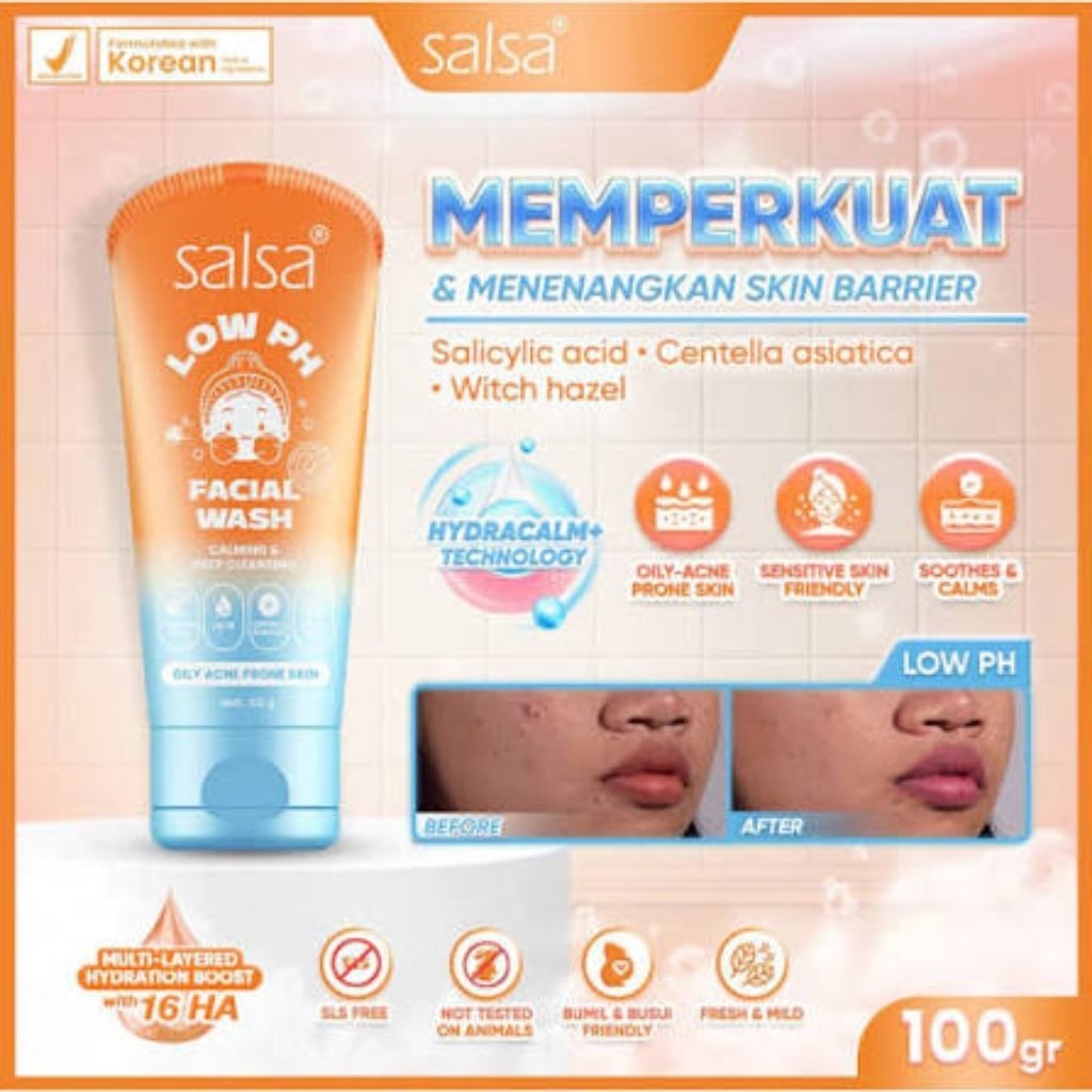 SALSA LOW PH FACIAL WASH