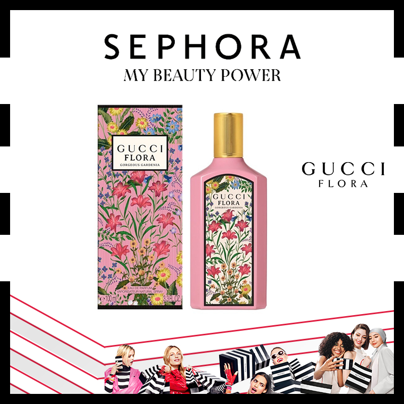 Parfum Wanita Gucci Flora Gorgeous Cardenia Pink FLOWER NEW Eau De Parfum EDP 100ml