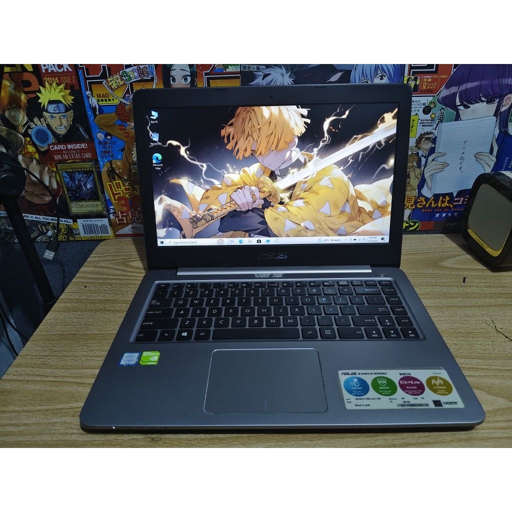 Laptop gaming Asus K401U I5 7200U VGA Nvidia 940MX Ram 8gb SSD 256