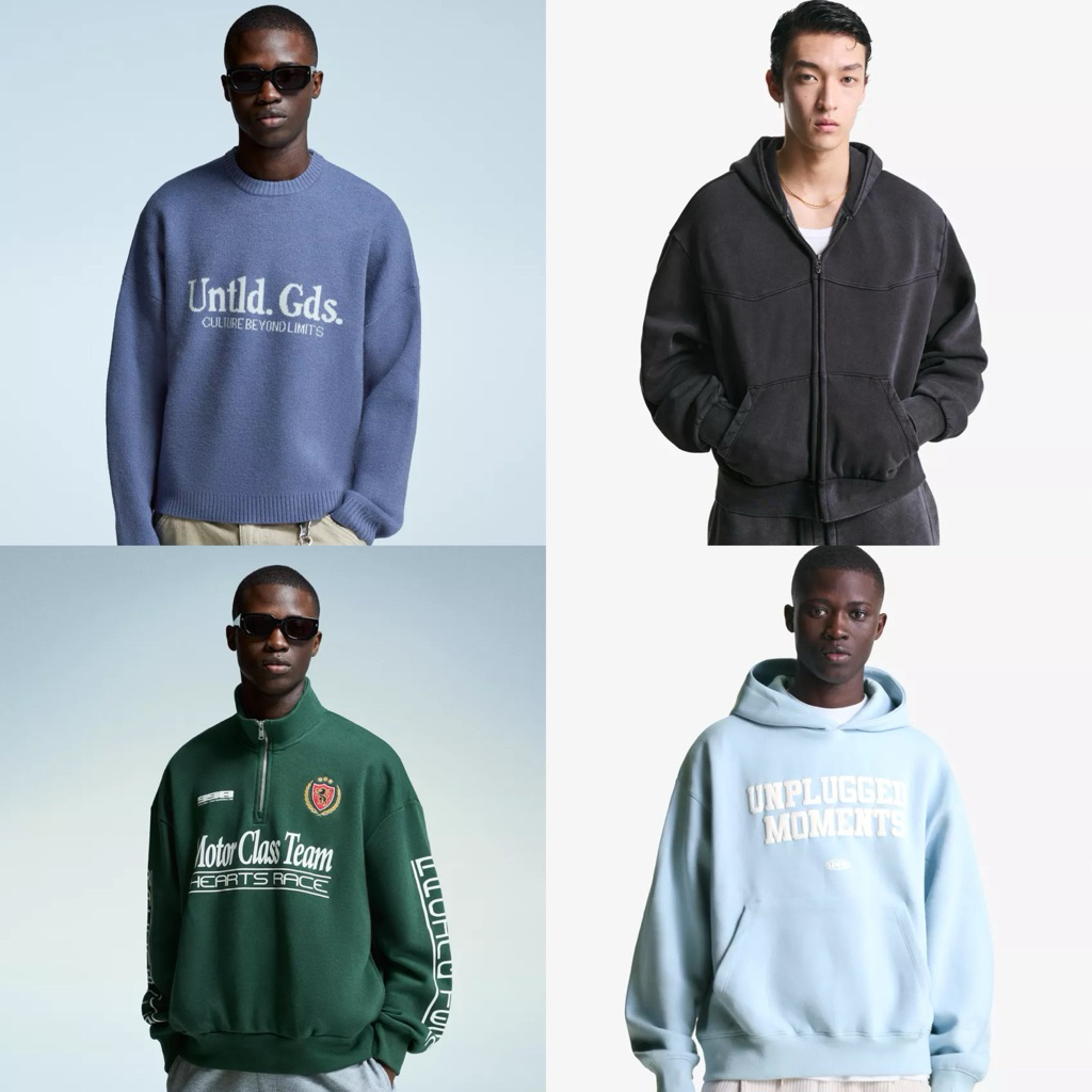 bershka Pullover Hoodie&Sweeter Collections new original