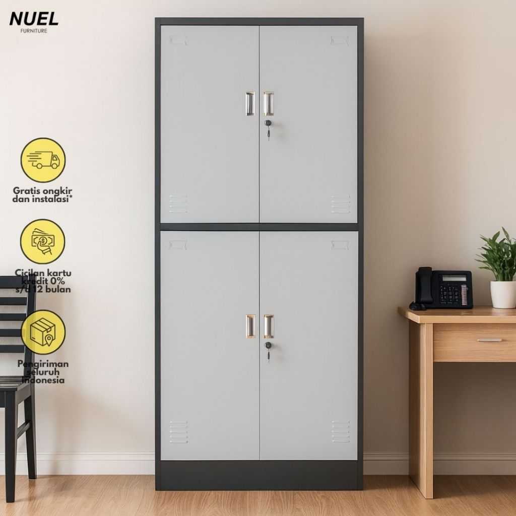 NUEL Lemari Dokumen / Lemari Arsip Besi / Kabinet Arsip Besi Nuel