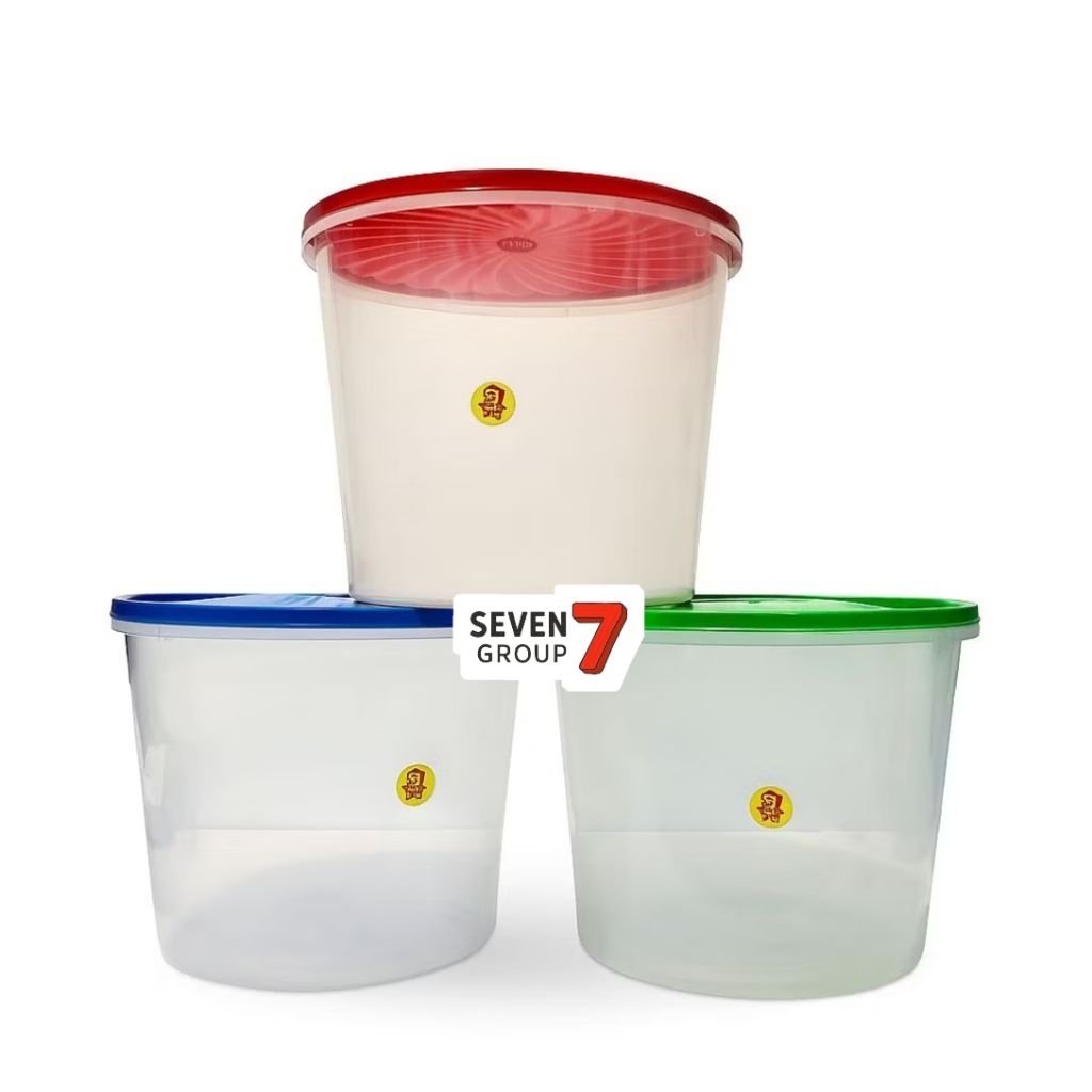 Toples Plastik Besar dengan Tutup Warna – Seven7 Product