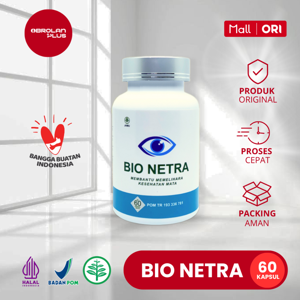 BIONETRA – OBAT KAPSUL BIO NETRA OBAT MATA BIONETRA ORIGINAL 100% DAN BPOM I KAPSUL ALAMI