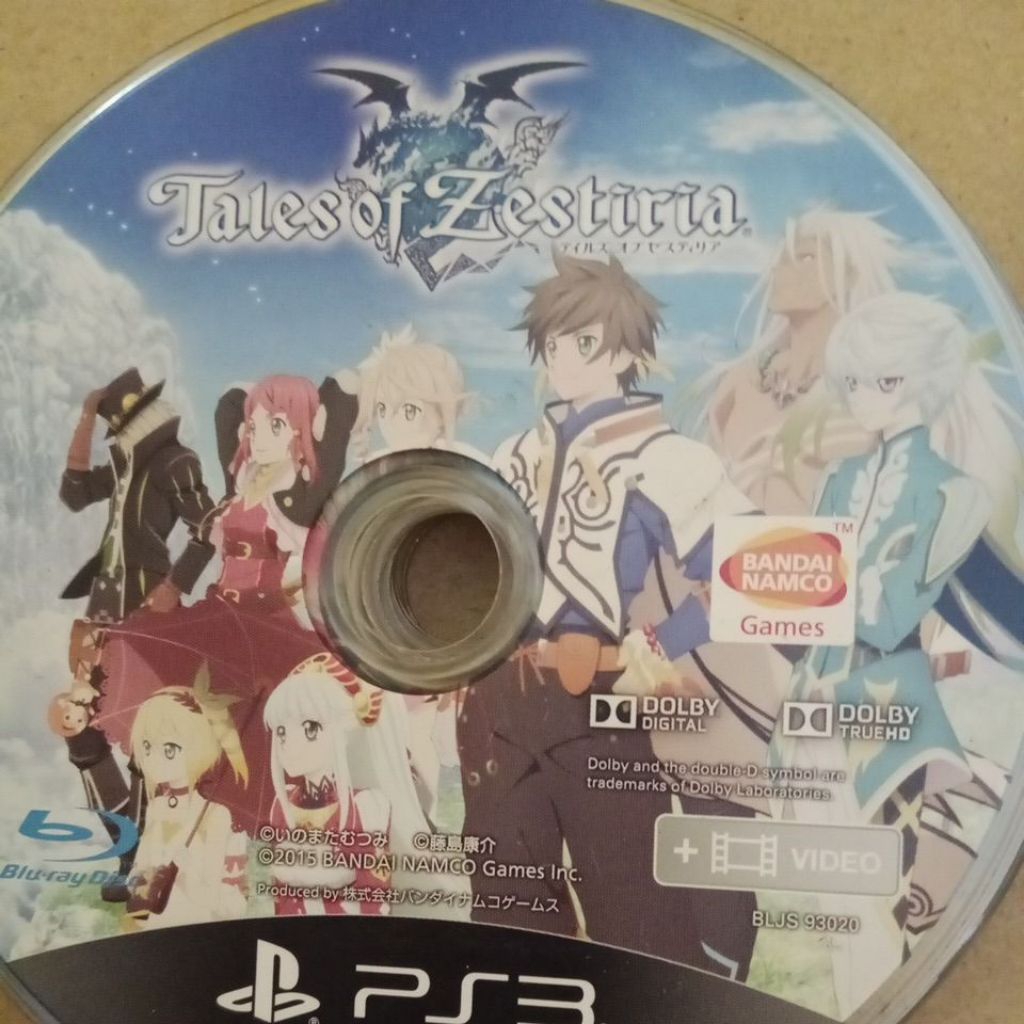 KASET PS3 TALES OF ZESTIRIA SECOND