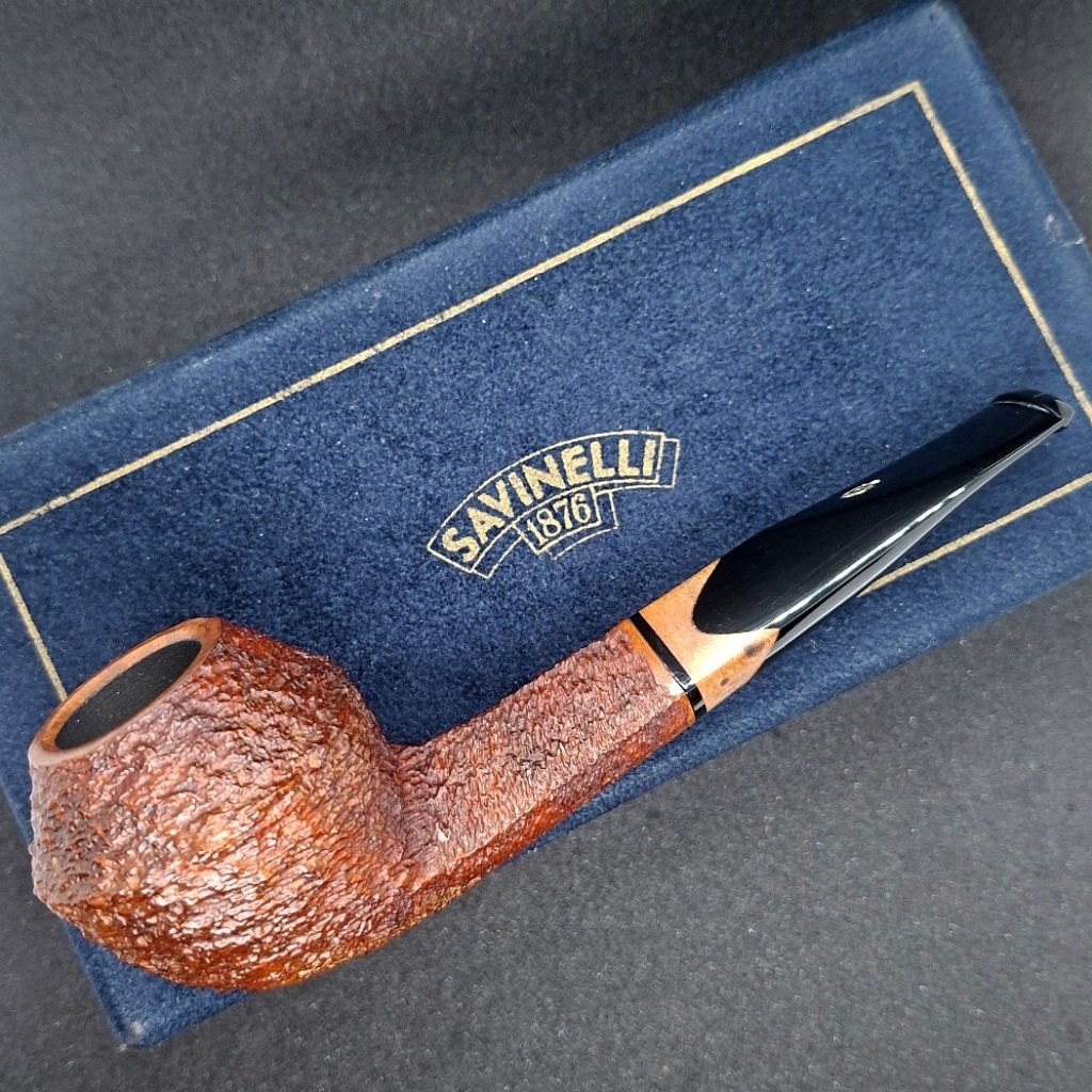 Pipa Cangklong Briar Savinelli POY 2007 Limited Edition No.44/75 kondisi baru