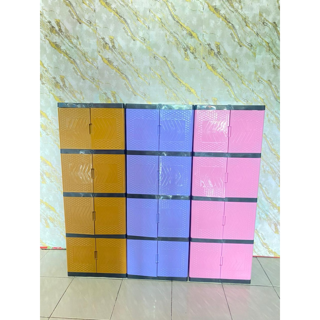LEMARI PLASTIK TABITHA 4 SUSUN