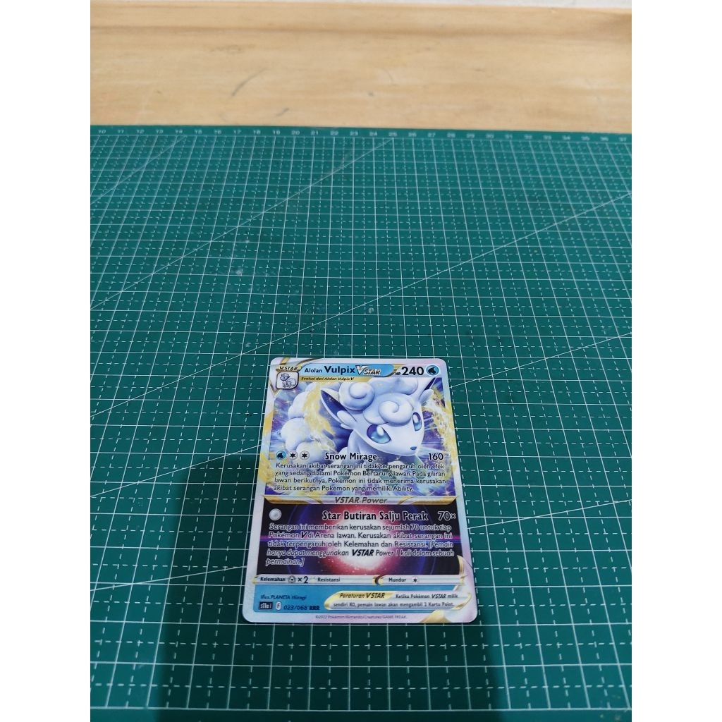 Kartu Pokemon Original Alolan Vulpix VStar RRR Indonesia