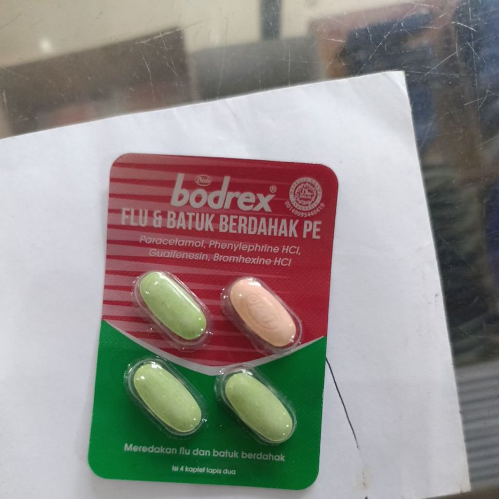 Bodrex Flu Batuk PE, Bodrex Flu Batuk Berdahak PE