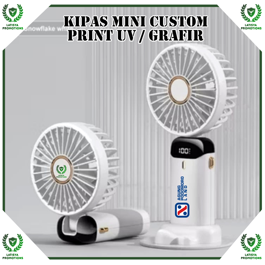 Kipas Mini Custom/Kipas Souvenir/kipas custom design/ kipas hadiah souvenir/Kipas LED