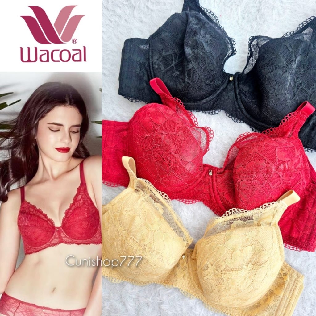 WACOAL BRA FULL CUP PAKAI KAWAT BUSA TIPIS IB 4152 R2 34B 34C 36B 36C 36D 38B 38C 38D 40D BERKAWAT B