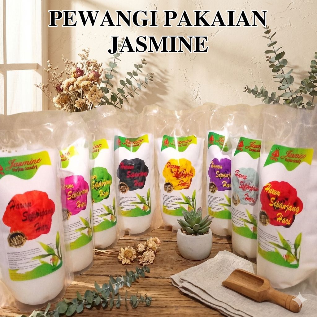 PEWANGI LAUNDRY JASMINE BERVARIASI REFIL - PEWANGI PAKAIAN SETRIKA