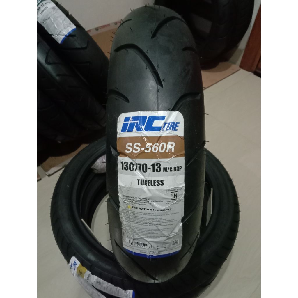 Ban tublles Belakang Nmax 130/70-13SS560R IRC Original & Baru