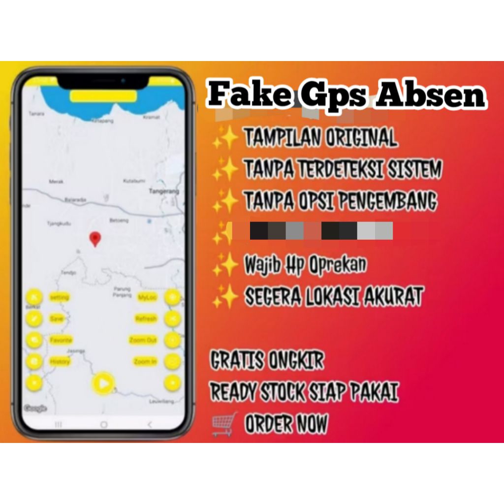 FAKE GPS ABSENSI WAJIB HP OPREKAN/ROOT