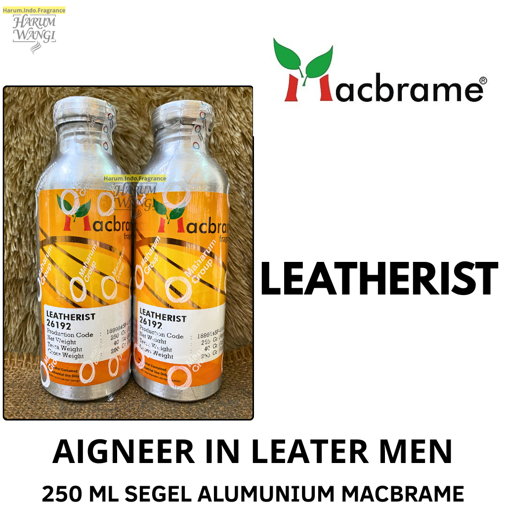 Bibit Parfum LEATHERIST (250 ML SEGEL Alumunium) MACBRAME