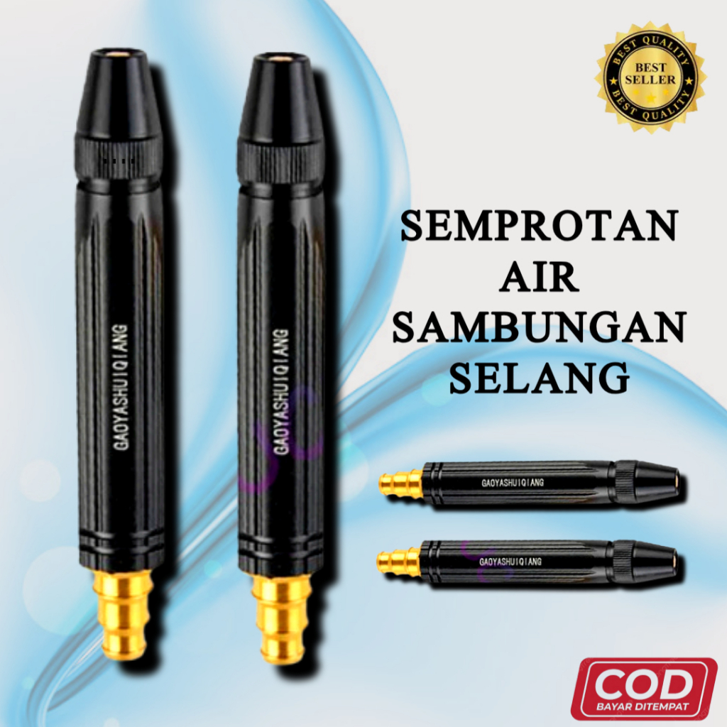 KEPALA SEMPROTAN JET SPRAYER SAMBUNGAN SELANG SIRAM TANAMAN CUCI MOTOR SERBAGUNA BERKWALITAS BAGUS